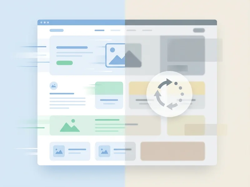 Split screen comparison showing fast loading website versus slow loading Wix site with loading spinner