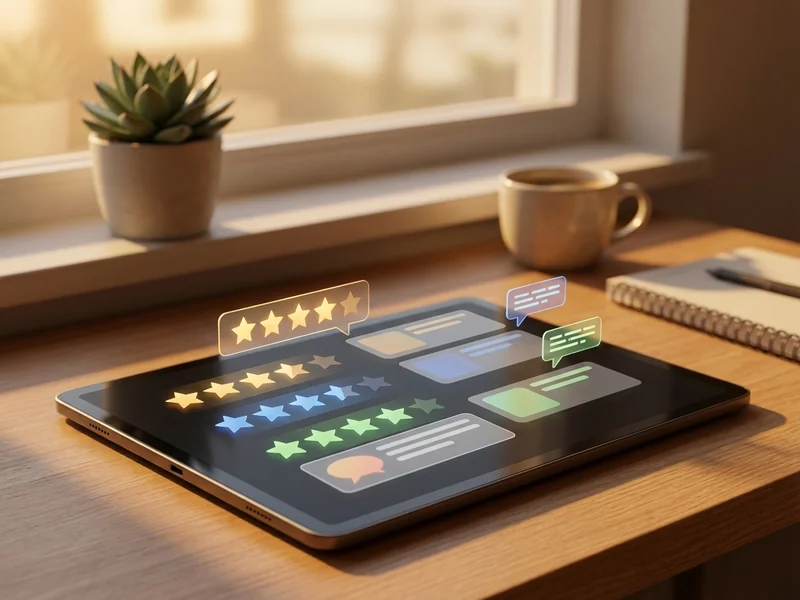 Business owner responding thoughtfully to both positive and negative Google reviews