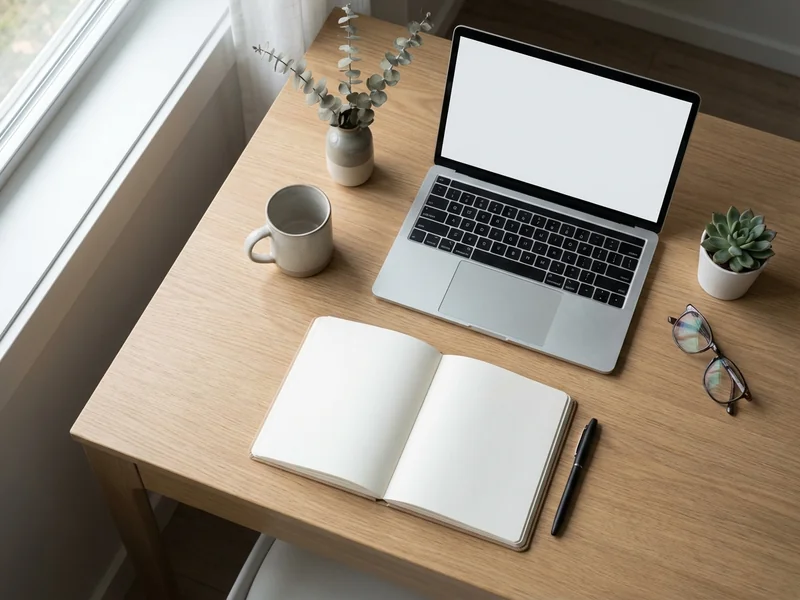 December calendar with website update tasks marked during the quiet week between Christmas and New Year