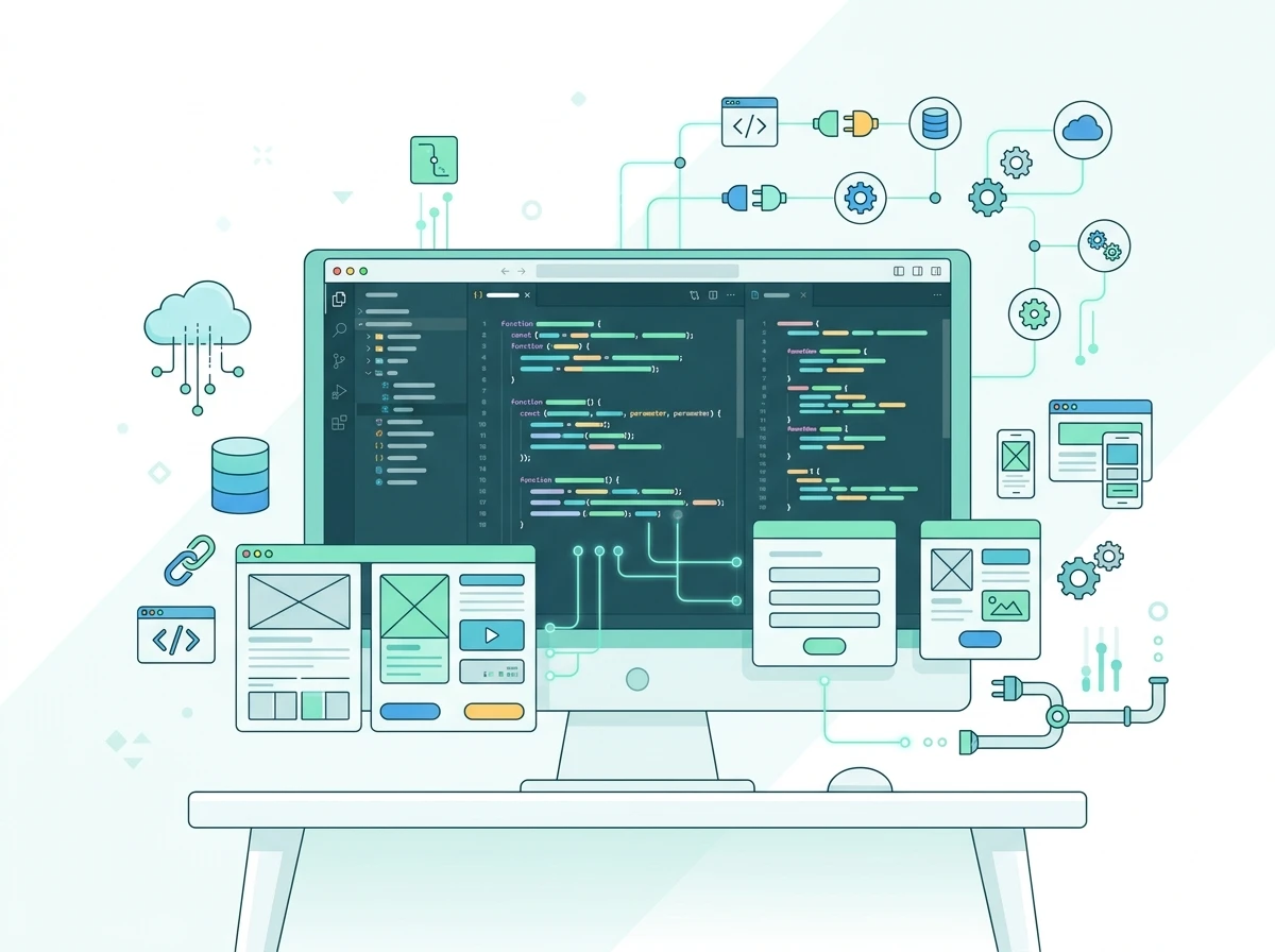 Custom development illustration