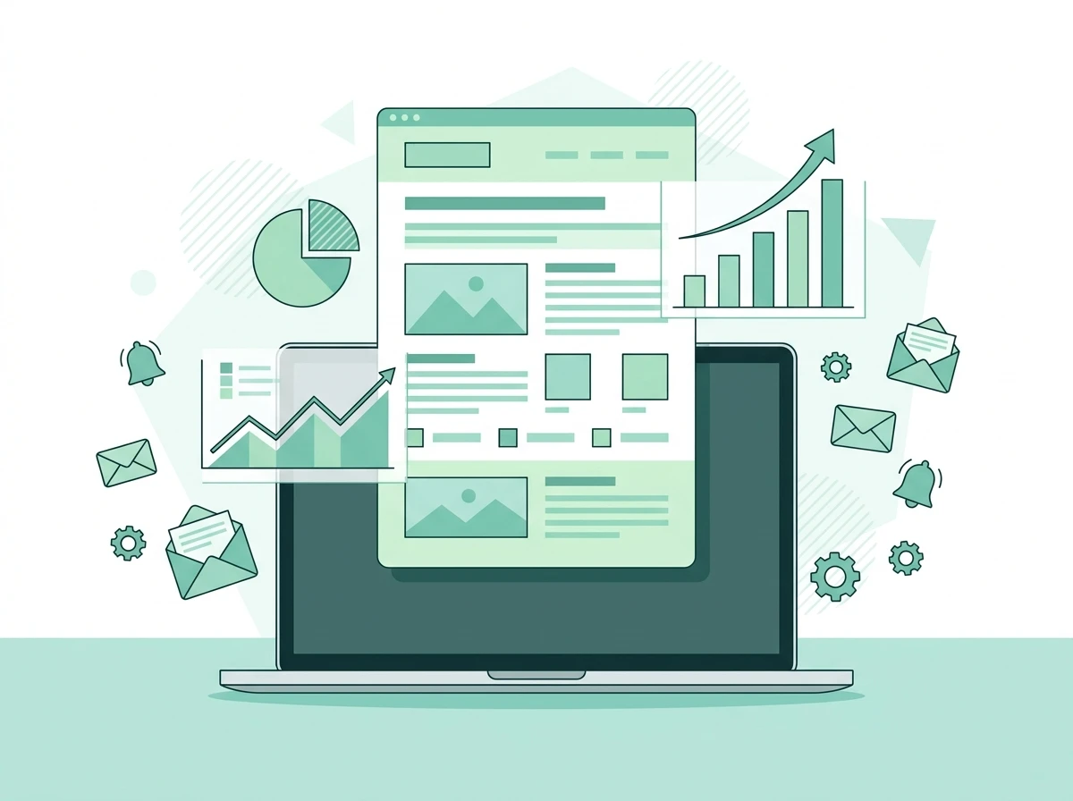 Email marketing illustration