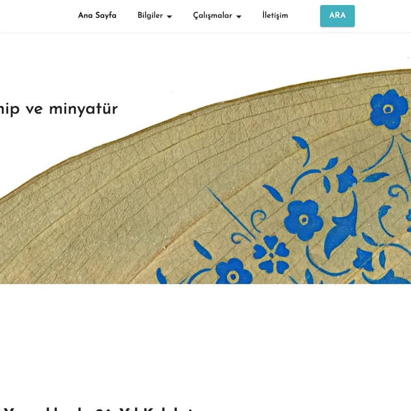 Screenshot of the Hülya Sanat Evi website