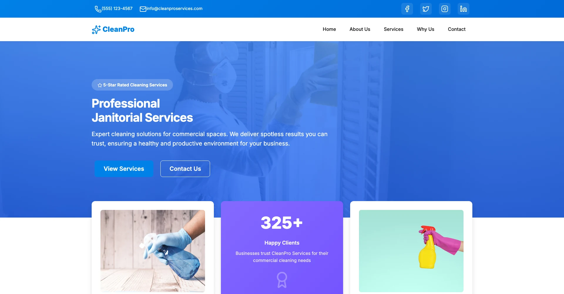 Janitorial Services template