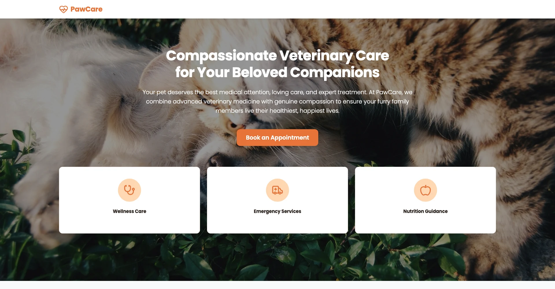 Veterinary website design